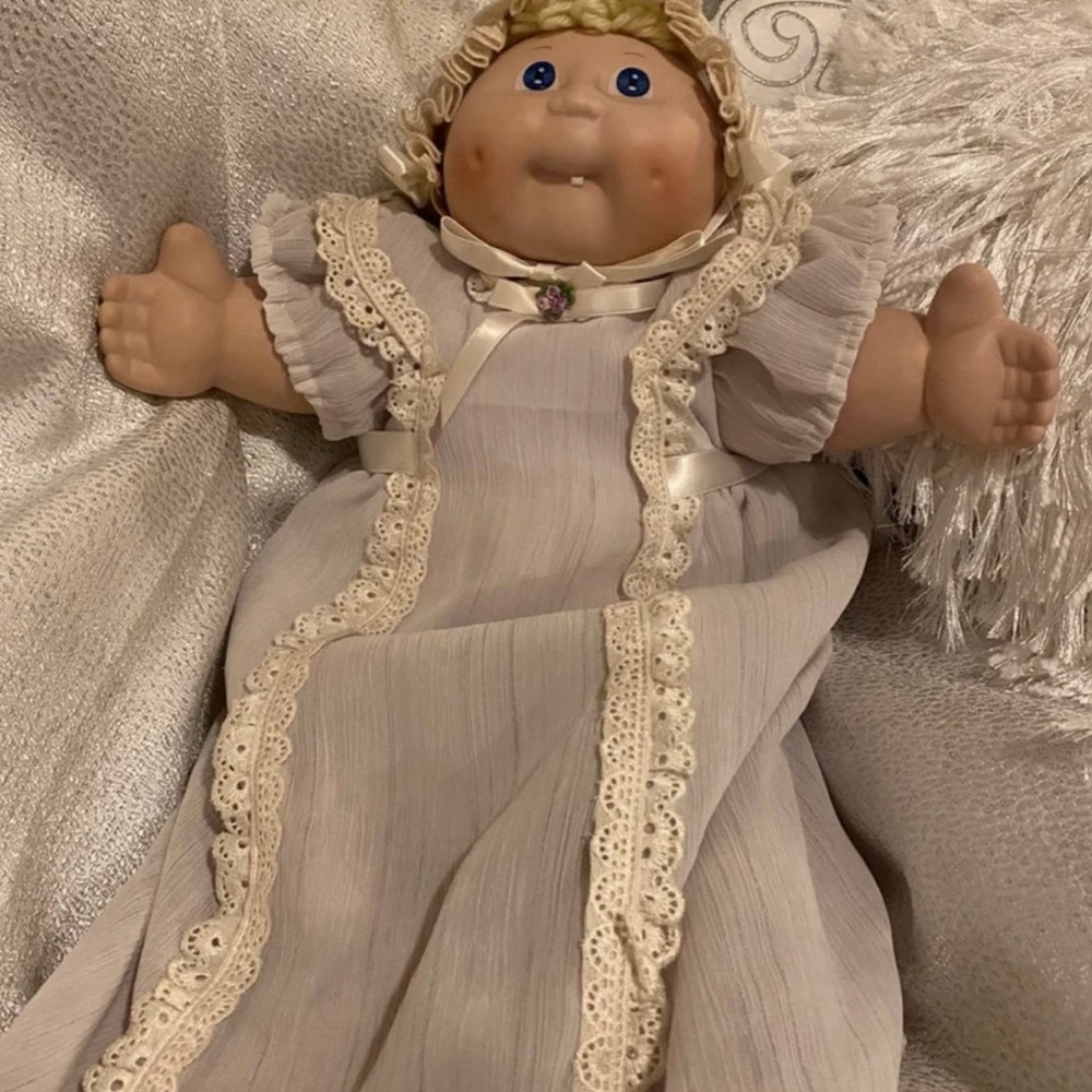 Vintage 1985 Porcelain Cabbage Patch Doll Limited Edition Collector Doll COA Box - Picture 10 of 10